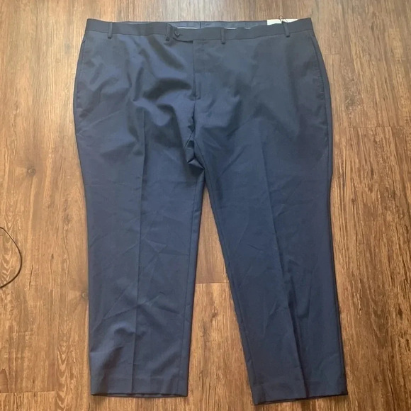 Michael Strahan Dress Pant Blue Big & Tall Size 52 x 29 New - Picture 3 of 10